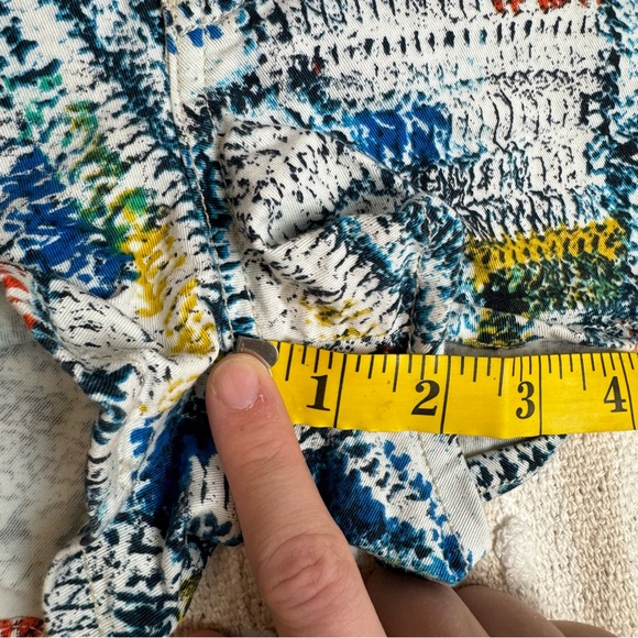 RAG & BONE Jean Surf Knit MultiColor Shorts size 28 - Picture 10 of 12